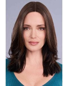 Top Trend Lace HD Straight 14 Inch Hair Topper by Jon Renau | Lace Front, Monofilament, Heat Friendly