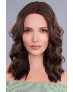 Top Trend Lace HD Wavy 14 Inch Hair Topper by Jon Renau | Lace Front, Monofilament, Heat Friendly