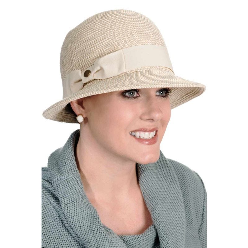 asymmetrical-cloche-hat-chemo-  display picture 2