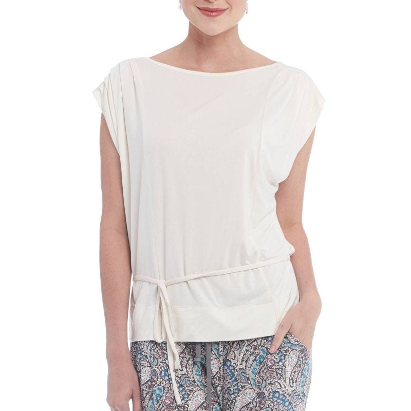 Sleeveless Blossom Graphite Silk Bamboo Blouse main image 0