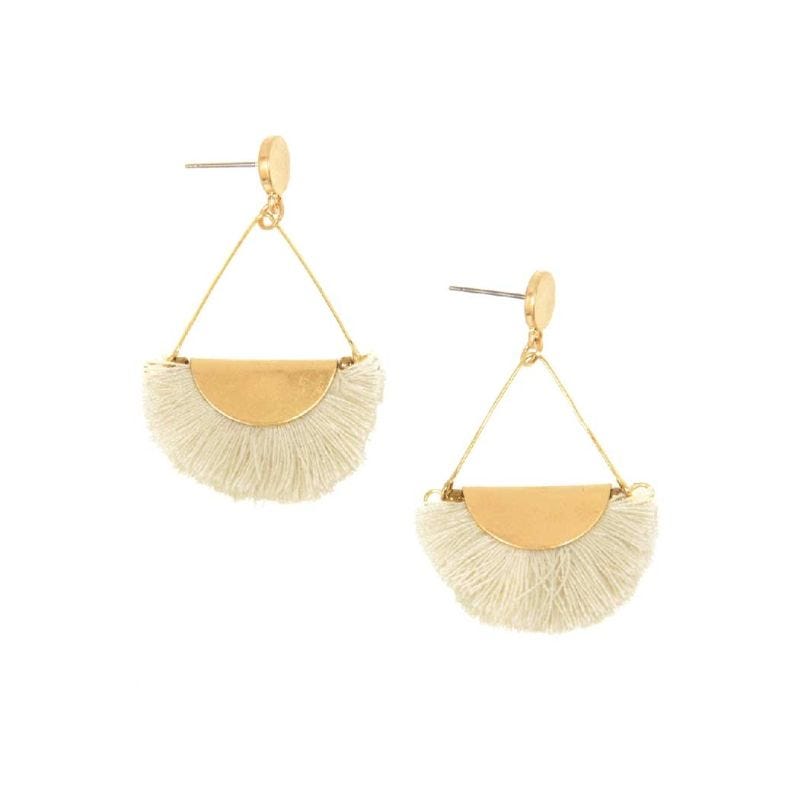 Star Fringe SS Post Earring