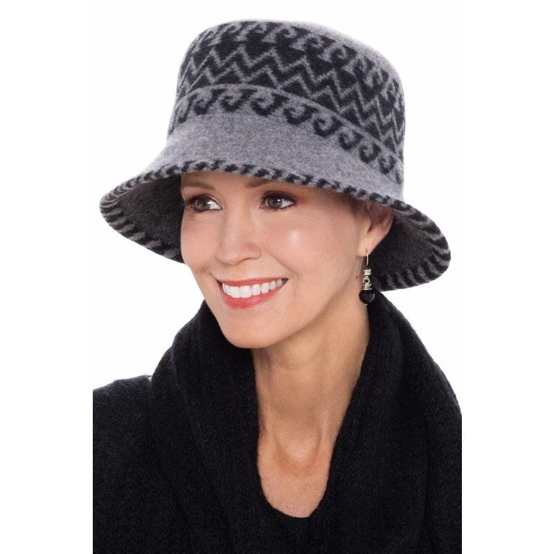 Nordic Gear Wool Felt Bucket Cloche Hat O/S Nordic Wool Cloche Hat | Trendy Wool Bucket Hats for Women main image 4