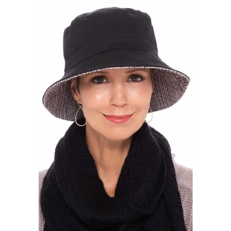 winter-reversible-plaid-bucket  display picture 1