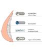 Adapt Air Xtra Light 2SN Breast Form by Amoena | Adjustable Silicone Prosthesis for Mastectomy Bra Comfort