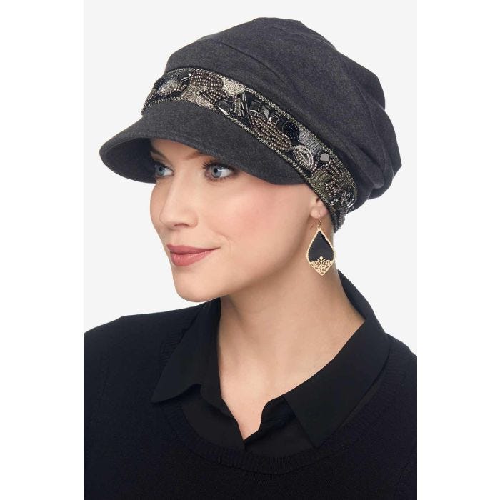 帽子 MEYAME COTTON SILK HAT uptown-slouchy-newsboy-hat-