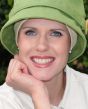 Wide headband to wear underneath hats for full head coverage