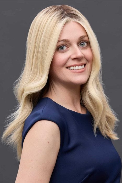 Top Form Lace 14 Inch Human Hair Topper by Jon Renau | Remy Human Hair, Lace Front, Mono