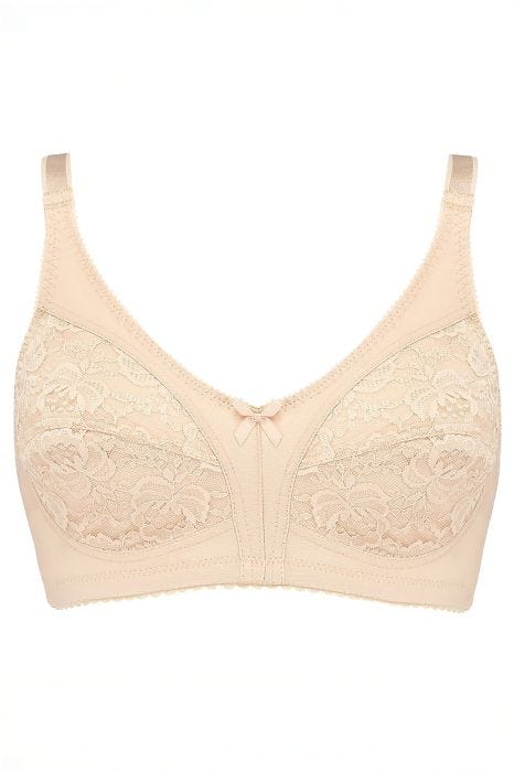 Isabella Mastectomy Bra by Nearly Me | Lace Wire-Free Pocketed Bra for Breast Forms