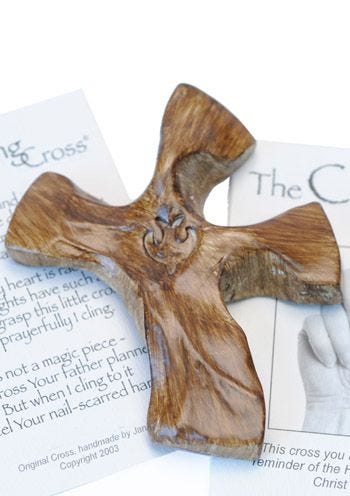 clinging cross - gifts for cancer patients