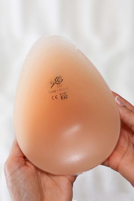 ABC 1004 Teardrop Standard Mastectomy Breast Form by American Breast Care | Full-Weight Silicone Prosthesis