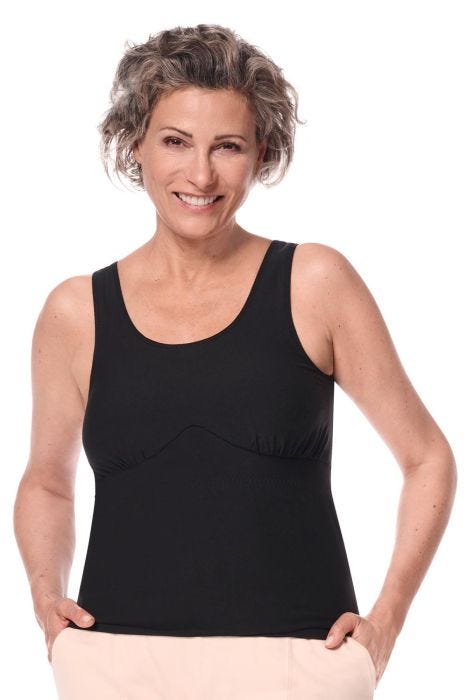Michelle Post-Surgical Camisole 2105 by Amoena | Recovery Camisole with Drain Support