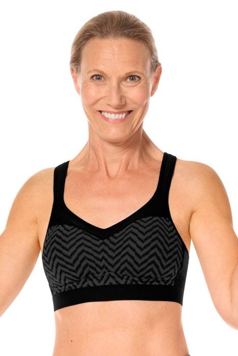 Jolie Sports Bra by Amoena | Wire-Free Pocketed Sports Mastectomy Bra