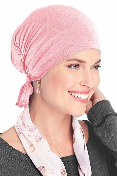 Bamboo Viscose Scarf Beanie | Cardani Beanie for Chemo or  display picture 3