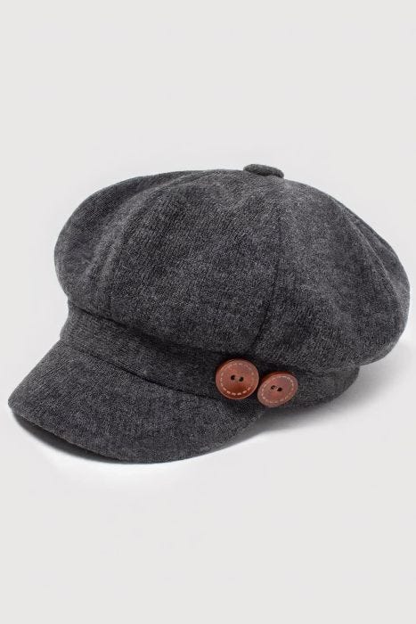 Brushed Knit Jersey Cabbie Hat | Newsboy Hat for Women