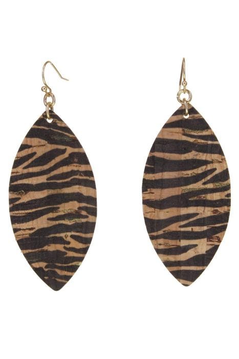 Fierce Tiger Stripe Earrings | Lightweight and Natural