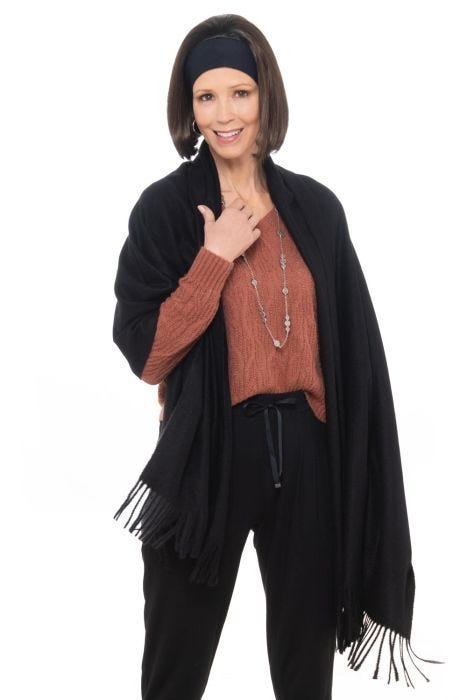Gaia print wool scarf Sciarpe & Foulard main image 1