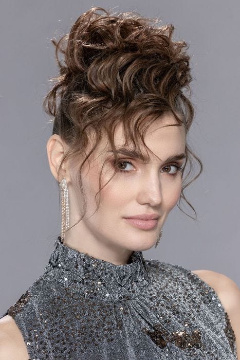 Ice Hair Wrap by Ellen Wille | Human Hair Scrunchie Hair Piece