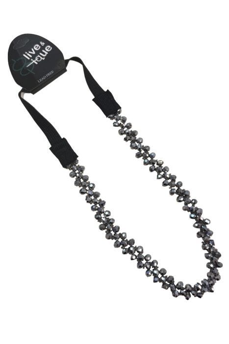 Jeweled Elastic Headband by Olive and Pique