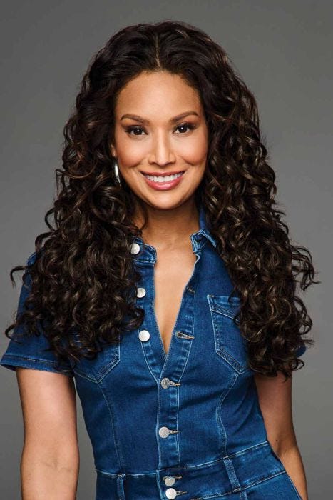 Makenna 3/4 Cap Wig Fall by Kim Kimble | Heat-Resistant