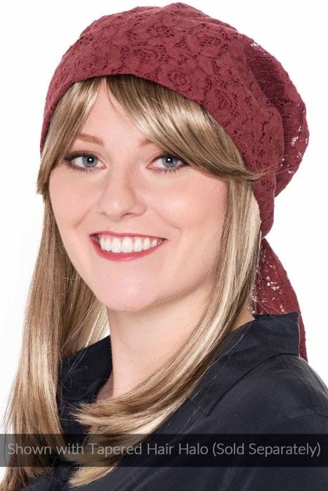 FACTORY SECONDS: Cardani Lace Easy to Tie (E-T-T) Scarf Cap