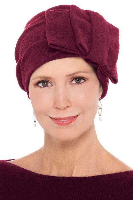 Textured Lilian Bow Hat by Cardani