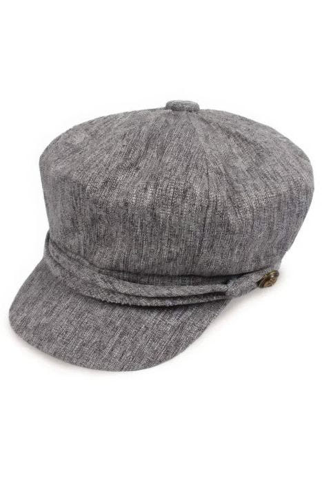 Linen Cabbie Newsboy Hat | Linen Newsboy Hat for Women