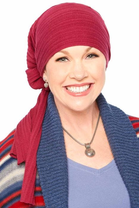 Knitted Head Wrap | Pure Cotton Long Tail Head Covering