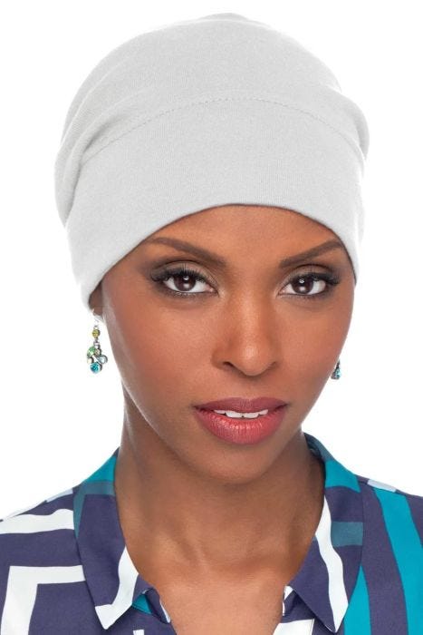 FACTORY SECONDS: Women’s Organic Cotton Relaxed Beanie by Cardani in Silver