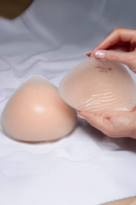 Nearly Me #250 Triangle Equalizer Breast Form | Silicone Balance Shaper for Lumpectomy