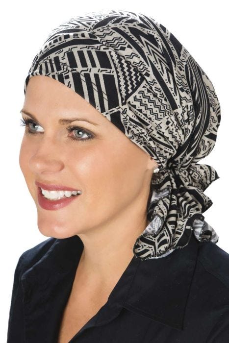 Slip-On Slinky Headwrap Pre-Tied Scarf