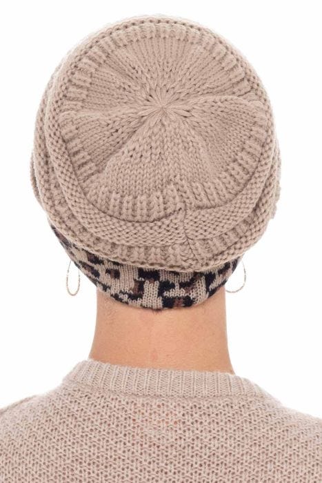 Leopard Beanie Hat