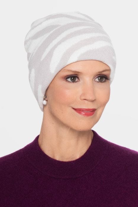 Ultra Soft Zebra Cuffed Beanie Hat | Plush Beanie Hats for Women