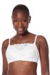Isabel Wire-Free Mastectomy Bra by Amoena | Pocketed Lace Bra with Camisole Coverage