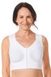 Lymph Flow Long Wire-Free Front Closure Bra by Amoena | Longline Compression & Lymph Care Pocketed Bra
