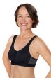 Ester Post-Surgical Bra by Amoena | Seamless Compression Front Closure Mastectomy Sports Bra with Pockets