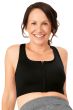 Amoena Gloria Sports Mastectomy Bra | Zipper Front, Pocketed, Medium‑Support