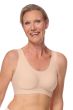Linda Wire-Free Pocketed Mastectomy Bra by Amoena | Seamless Support with Gentle Massage