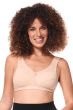 Leslie Wire-Free Bra by Amoena | Lymph Care Pocketed Mastectomy Bra