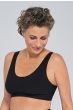 Linda Wire-Free Pocketed Mastectomy Bra by Amoena | Seamless Support with Gentle Massage
