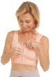 Amoena Pamela Seamless Post Surgical Compression Bra | Front‑Zip Pocketed Post‑Surgery Bra