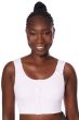Amoena Pamela Seamless Post Surgical Compression Bra | Front‑Zip Pocketed Post‑Surgery Bra
