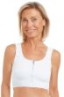 Amoena Pamela Seamless Post Surgical Compression Bra | Front‑Zip Pocketed Post‑Surgery Bra