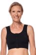 Amoena Pamela Seamless Post Surgical Compression Bra | Front‑Zip Pocketed Post‑Surgery Bra