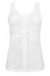 Malia Front Closure Bustier Camisole Top by Amoena | Pocketed Post-Surgery Bra with Drain Pouches