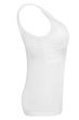 Malia Front Closure Bustier Camisole Top by Amoena | Pocketed Post-Surgery Bra with Drain Pouches
