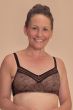 Brooke Wire-Free V Neck Mastectomy Bra by Amoena | Smooth Pocketed Bra for Everyday Wear