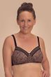 Brooke Padded Wire-Free Mastectomy Bra by Amoena | Smooth Lace T-Shirt Comfort