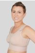ABC 519 Compression Bra | Post-Surgical Pocketed Front-Close Mastectomy Bra