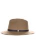 Adam Vegan Leather Band Fedora Hat | Stylish Fedora Hats for Men