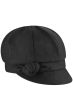 Ashlynn Wool Knot Newsboy Hat | Winter Newsboy Hats for Women